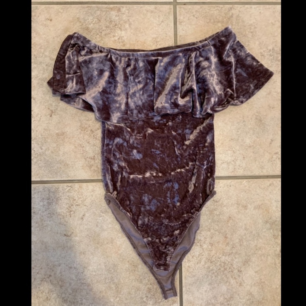 Alter’d State velvet bodysuit